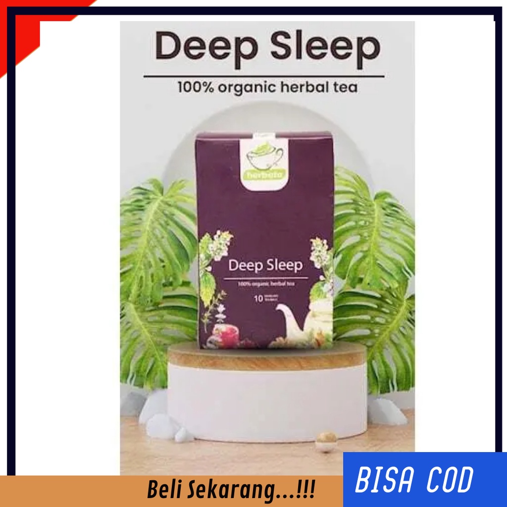 

Minuman Kesehatan Herbal Organic teh deep sleep tidur nyenyak lelap