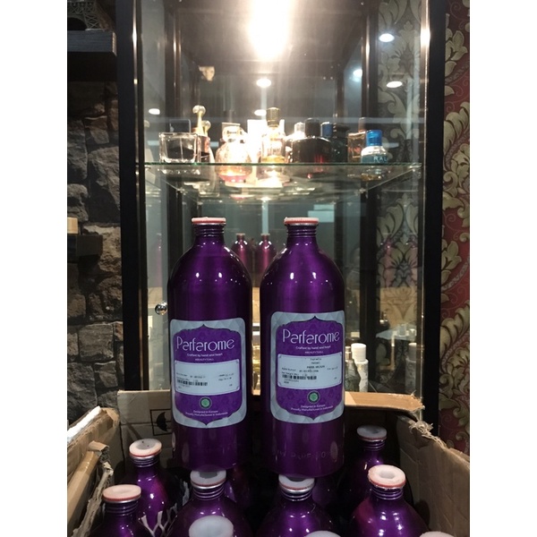 Botol Parfum/Kaleng ungu Bibit Bekas Tuang Parfarome Iberchem 1000ML (1 Liter) 1KG
