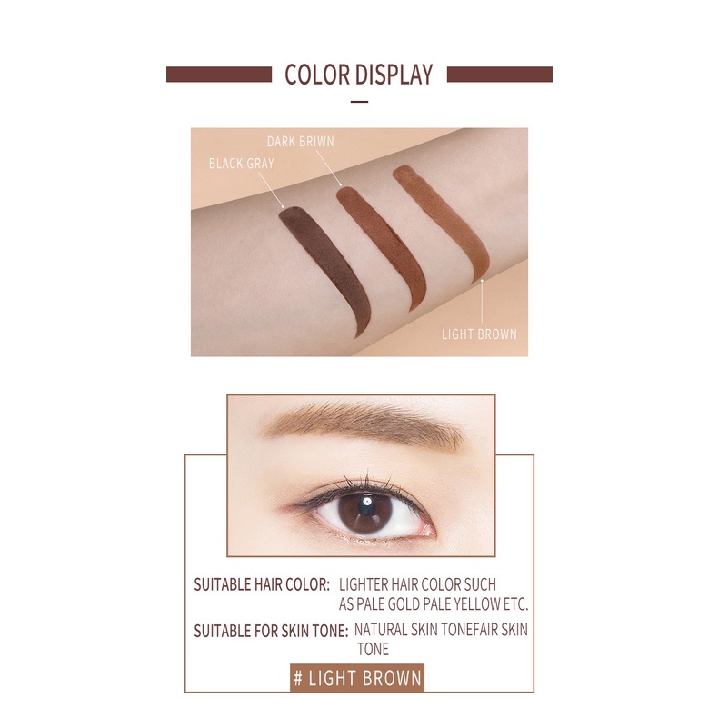 AVP Magic Eyebrow Cetakan Alis Instan Contouring Powder Waterproof With 10 Alis Stamp Reusable termurah