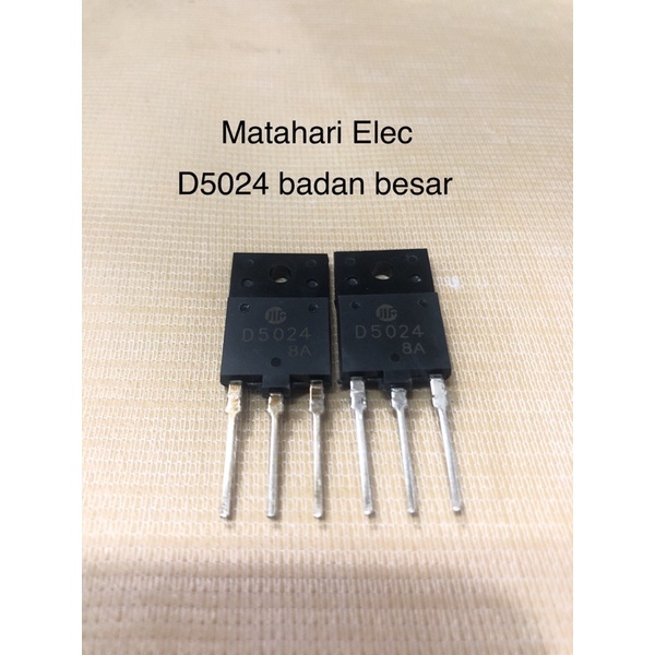 Transistor Horisontal D5024 badan besar