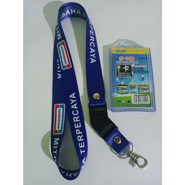 Tali id card indogrosir [READY STOK] Lanyard printing satuan