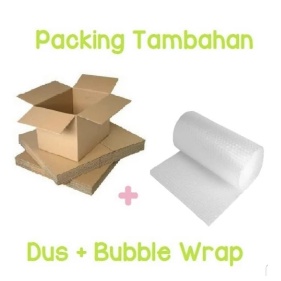 

PACKING TAMBAHAN DUS BEKAS + BUBBLE WRAP