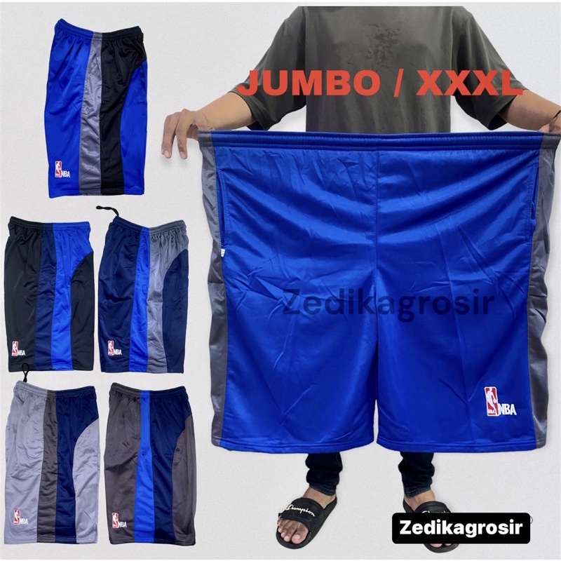 Celana Pendek Pria Wanita Santai &amp; Olahraga Super Jumbo big size XXXL