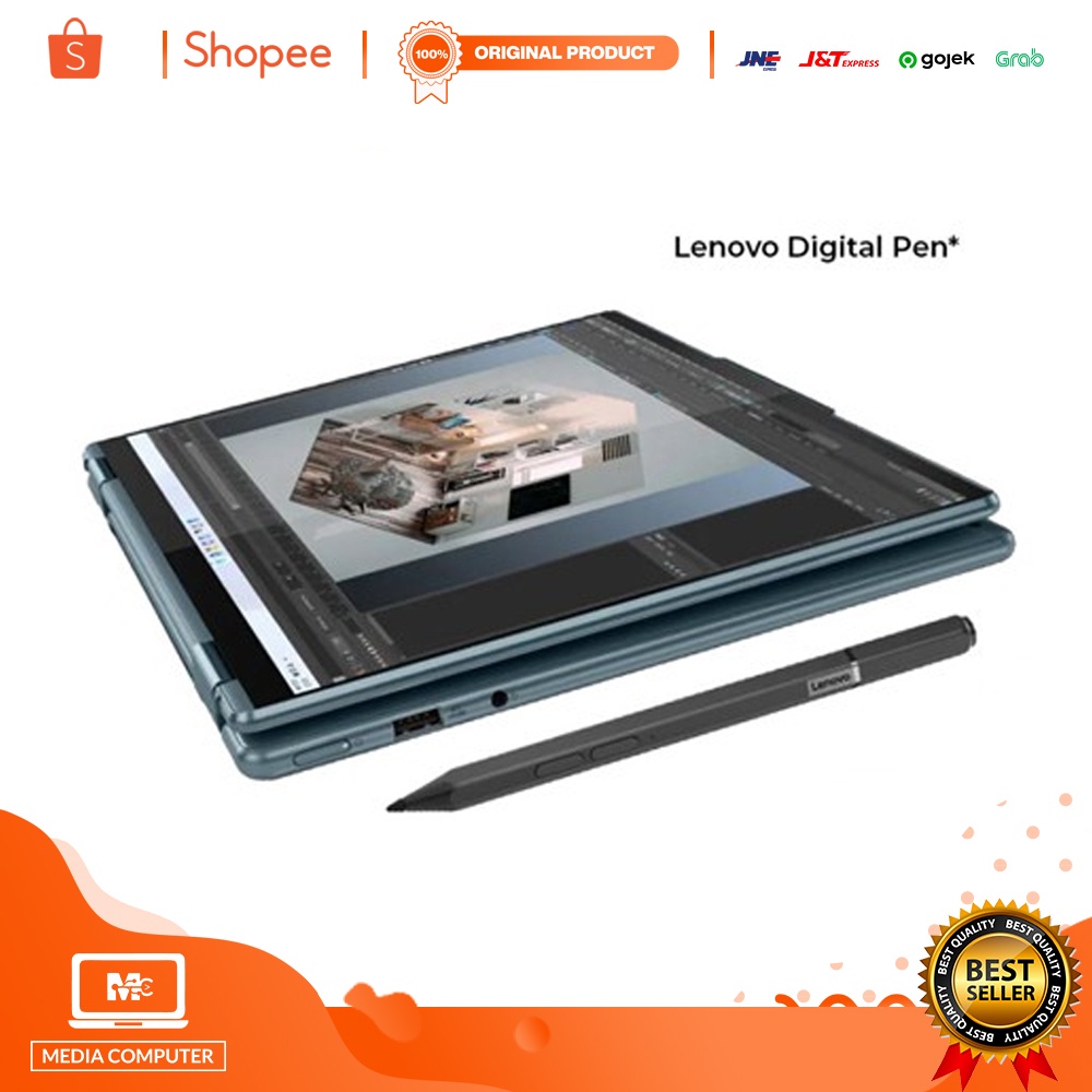 LENOVO YOGA 7 14ARB7 82QF001DID Ryzen7 6800U 16GB 512GB W11 Stone Blue