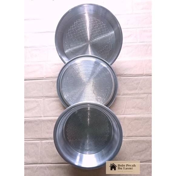Saringan Santan Alumunium Model DATAR Tersedia 3 ukuran 20 cm 22 cm 24 cm / Saringan Santan Murah / 