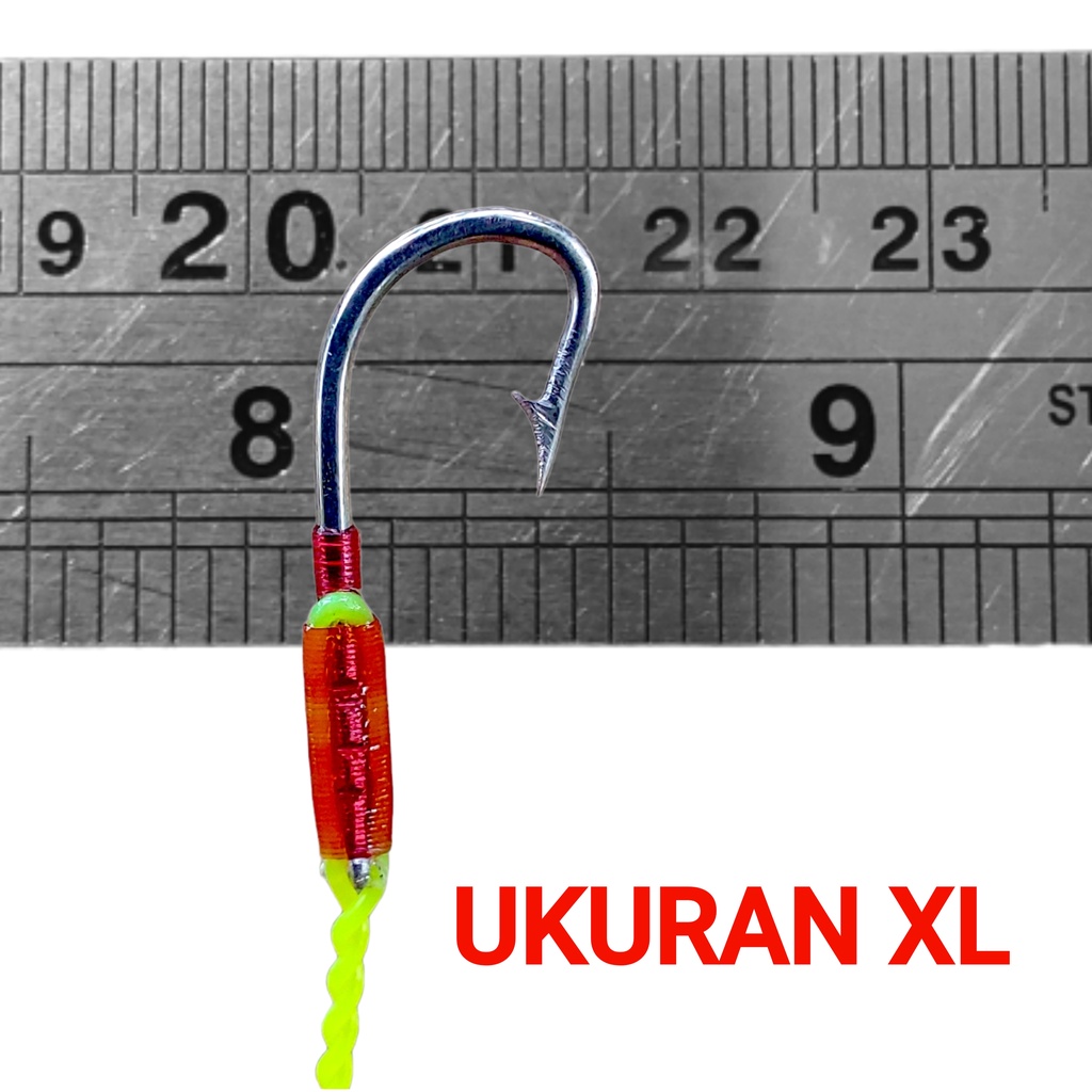 Pancing Belut Sawah Siap Pakai Bahan Stainless Steel Model Santang