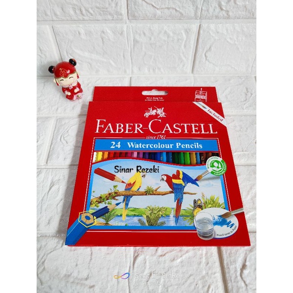 

24 watercolour pencils faber castell/pensil warna watercolour/ water colour