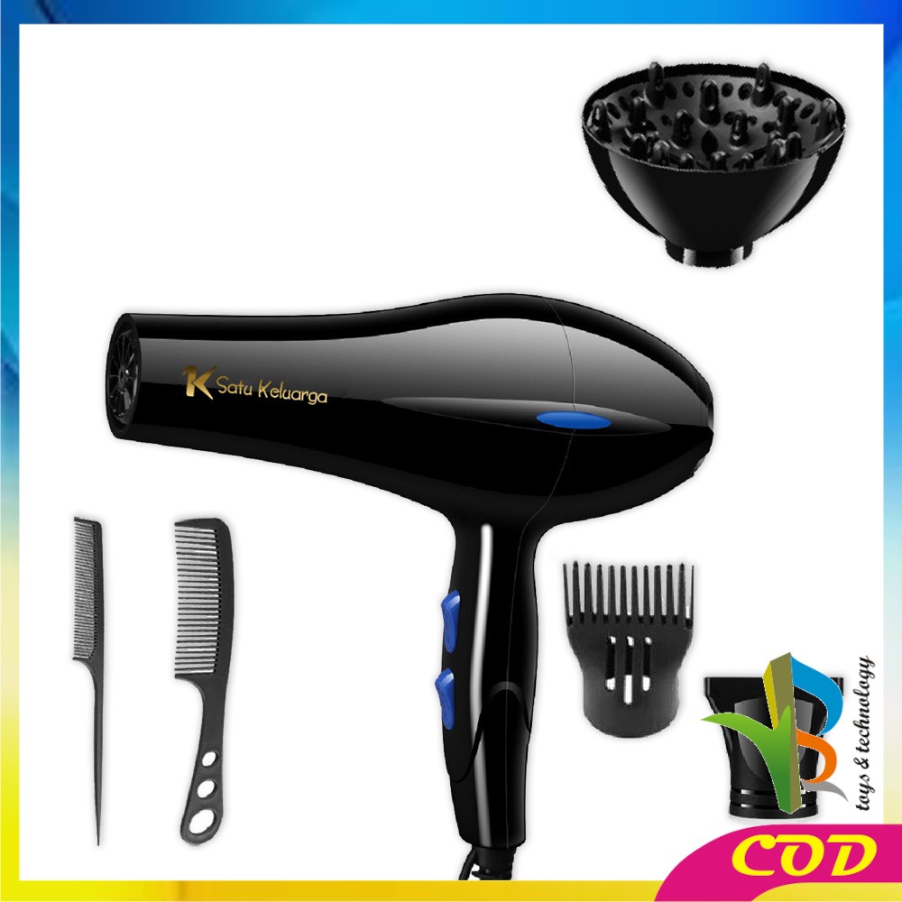 RB-K90 Hair Dryer 6in1 Pengering Rambut Wanita / Styles Kecantikan Rambut / Hairdrayer Penata Rambut Portable