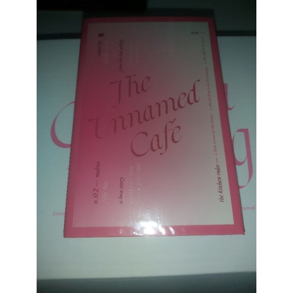 novel the unnamed cafe + chef uniform Everest package by cecillia wang makna series original 100%