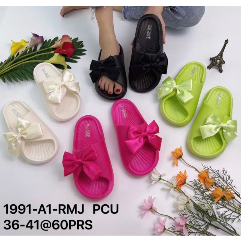 balance 1991-A1/sandal selop karet variasi pita terbaru