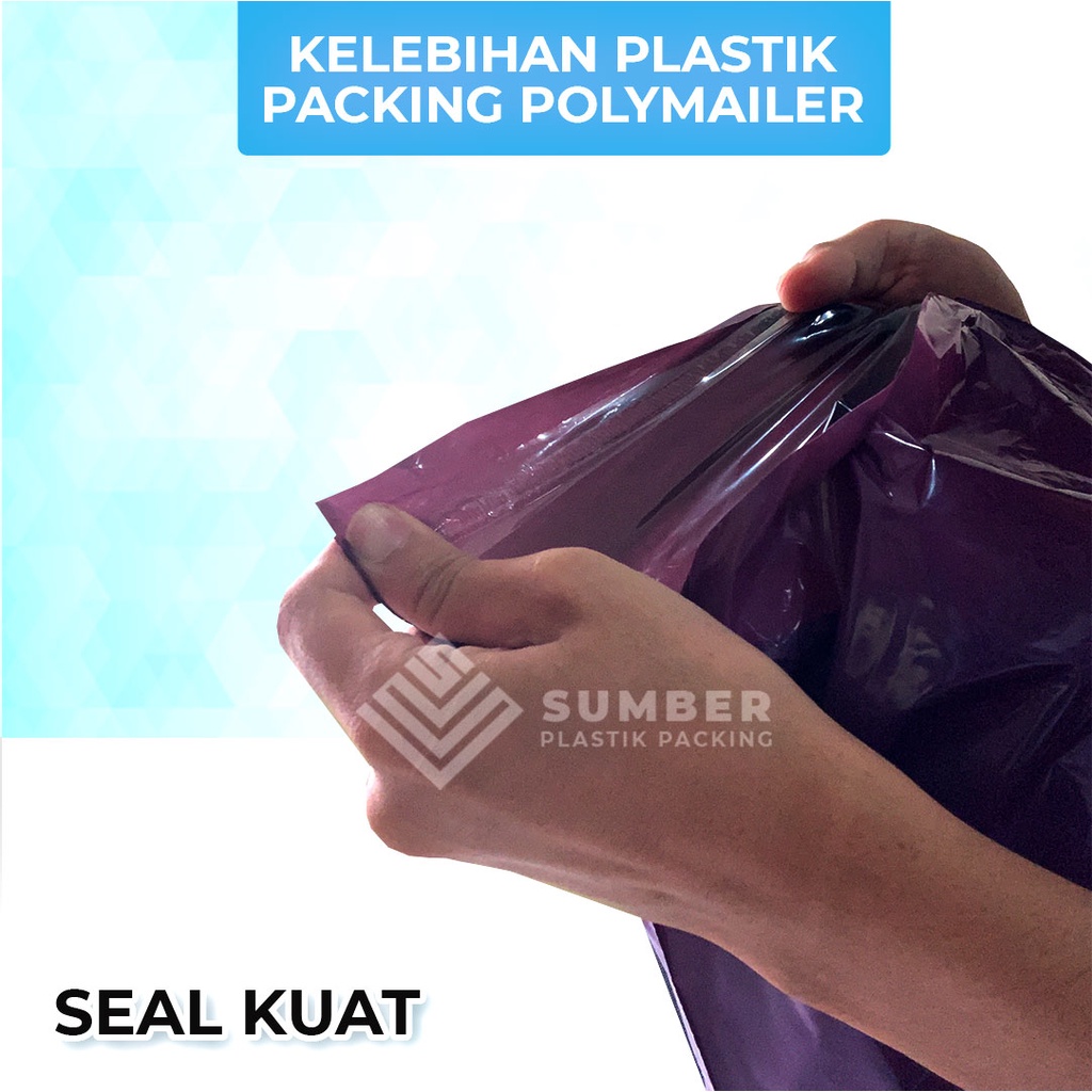 

RB [100 PCS] 20X40 PLASTIK POLYMAILER HITAM GLOSSY PLASTIK PACKING OLSHOP