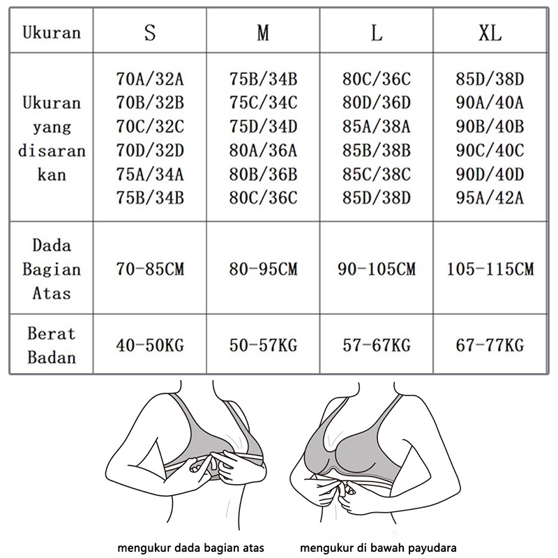 BH Olahraga Push Up Gym Bra Resleting Depan Dengan Bantalan Dada Fitness Zumba Senam Bra 2023