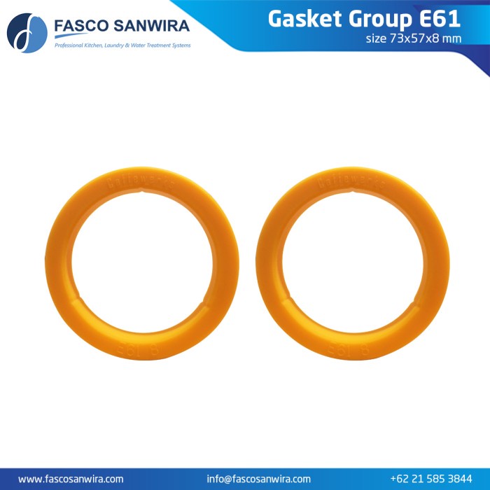 GROUP GASKET ATAU GASKET GROUP UNIVERSAL 73X57X8 MM, BEZZERA DLL