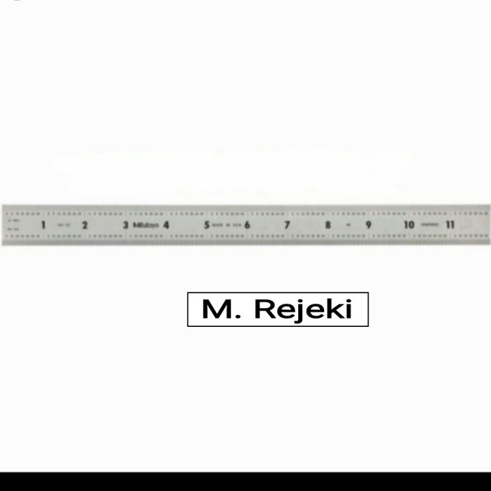 

Matr Penggaris Mitutoyo 60 Cm 182-165 Stainless Steel Ruler Rulers 24 In