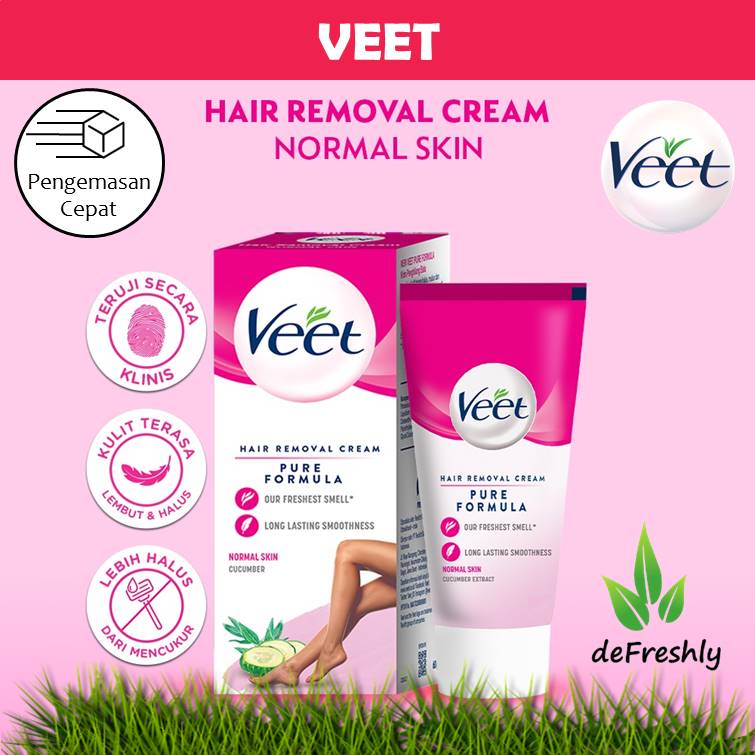 ❤ defreshly ❤ Veet Hair Removal Cream Normal Skin 25 Gr - Perontok Bulu Kulit Normal