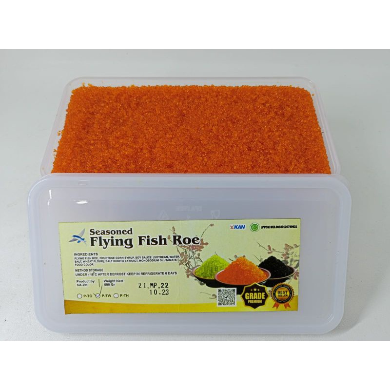 TOBIKO / Telur Ikan Terbang Grade A 500g