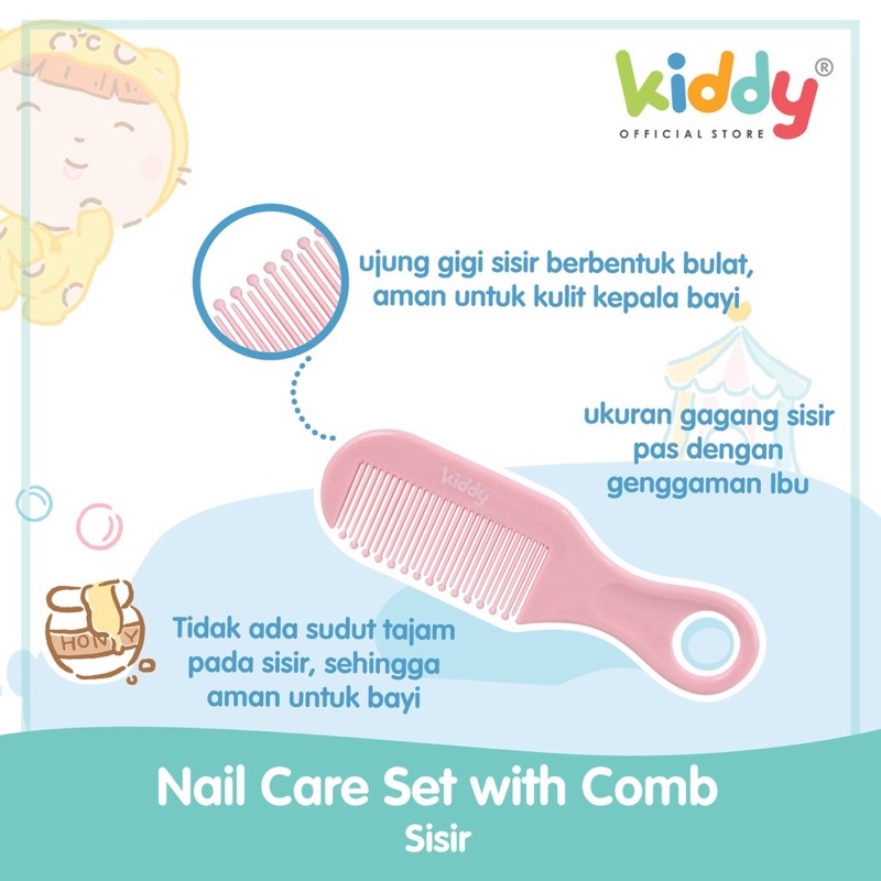 Kiddy KD95001 / KD95002 manicure set | nail care set | gunting kuku set bayi