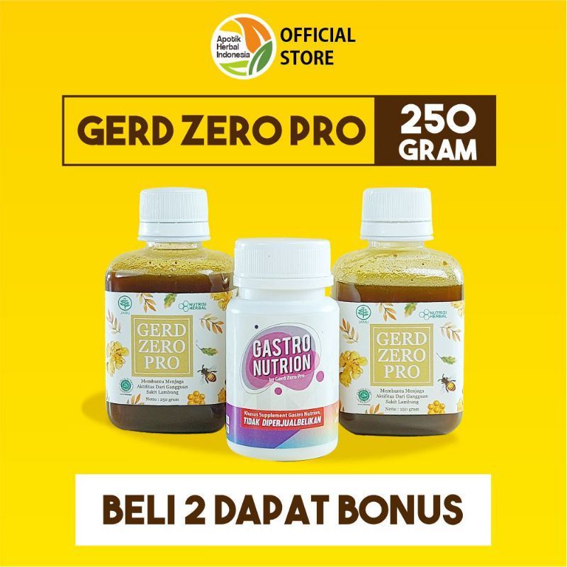 

Paket Gerd Zero Pro Beli 2 Gratis 1 Obat Asam Lambung/Madu Lambung