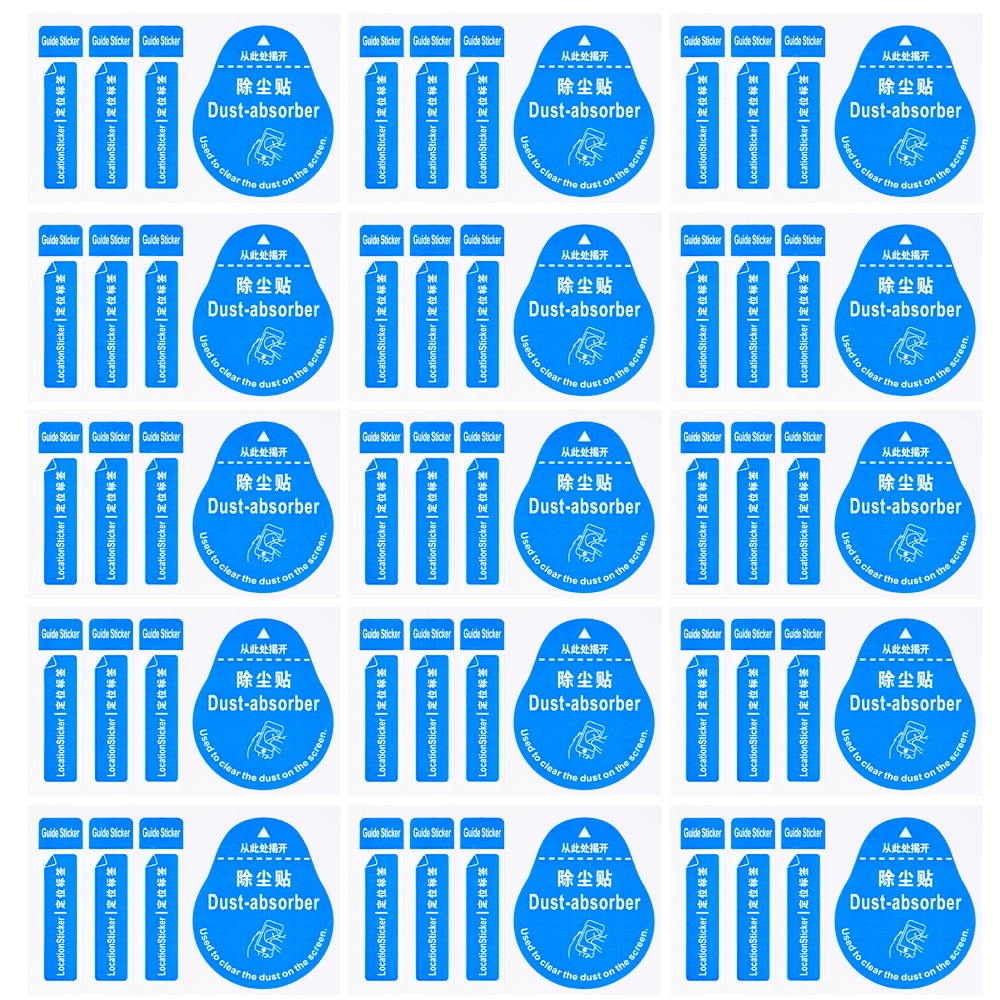 1/1/10 Pcs 4in1 Universal Basah Kering Lap Pembersih Ponsel Optik Tablet Penyerap Stiker Pembersih Layar LCD Untuk Kamera Lensa Kertas Penghilang Debu Pelindung Layar
