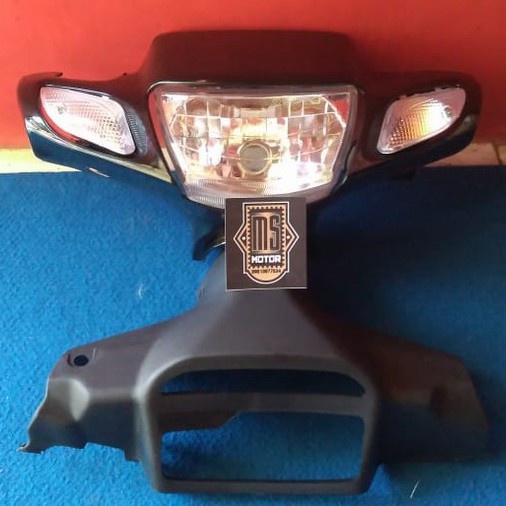 batok depan belakang set lampu Vega r lama - Hitam