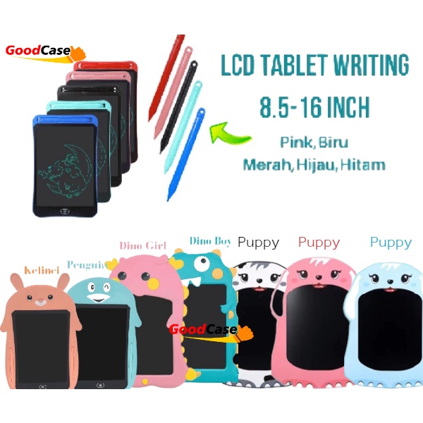 GoodCase - Papan Drawing LCD 8.5&quot; Writing iPad Tablet Colour Board Anak