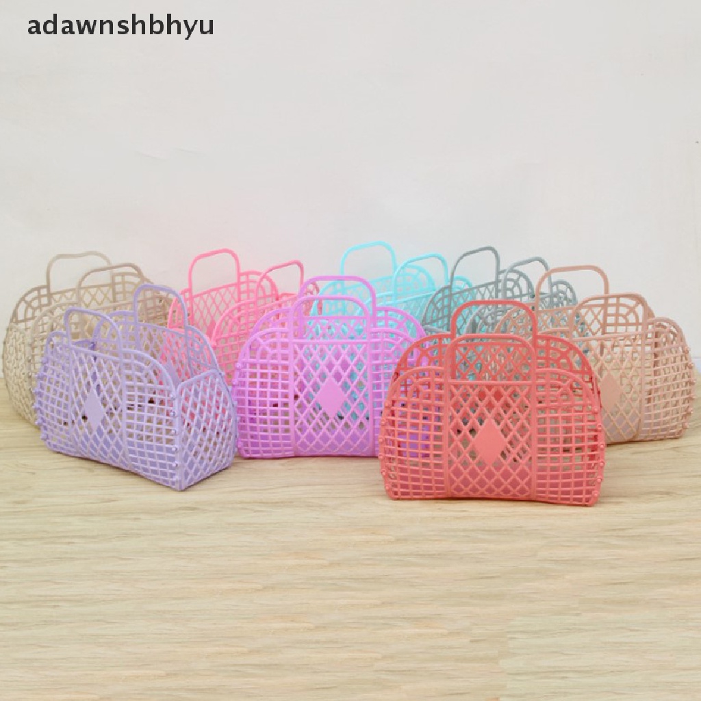 Adawnshbhyu Keranjang Mandi Dapat Dilepas Keranjang Mandi Plastik Keranjang Kamar Mandi Berongga Cuci Storage Basket ID