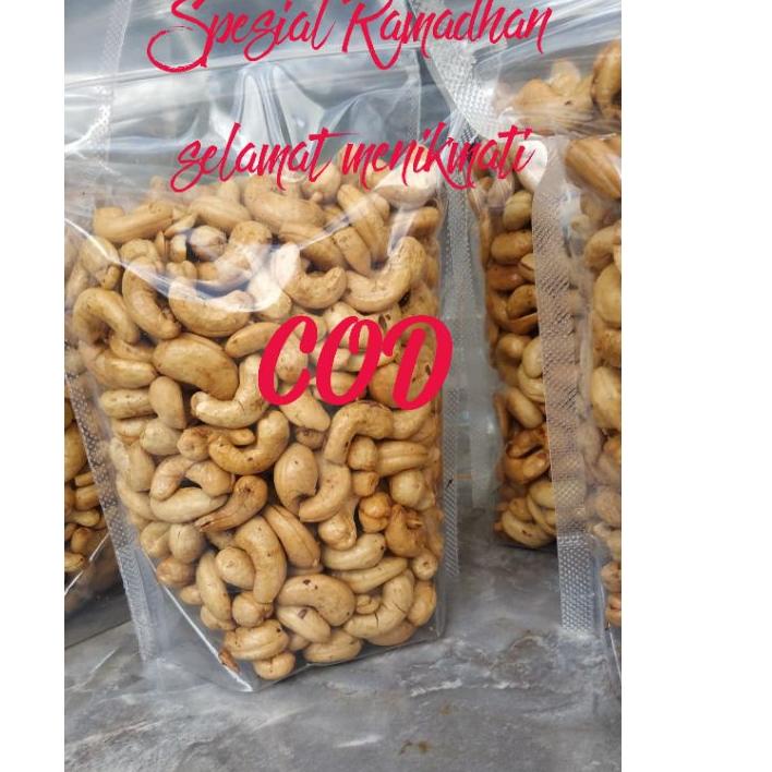 

COD✔️Kacang mete mente,mede goreng,mentah super jumbo utuh 1kg termurah|SQ8