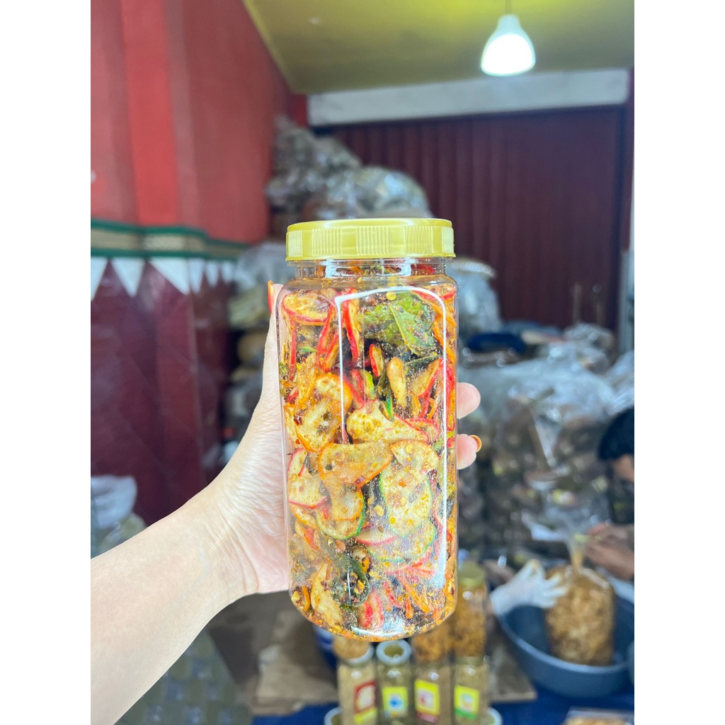 KERUPUK PEDAS DAUN JERUK SANJAYA