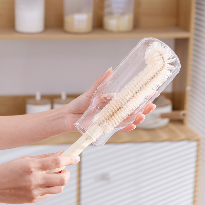 JOS1494 Sikat Pembersih Botol Gelas Gagang Panjang Kitchen Brush