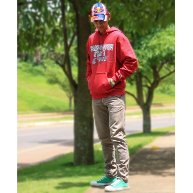 HOODIE CHAMPION MERAH/CHAMPION HOODIE BIILUP/HOODIE COWO BILLUP CHAMPION