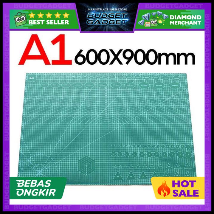 

Qjh Work Cutting Mat Pad A1 Alas Potong 90 X 60 Cm - Qj4