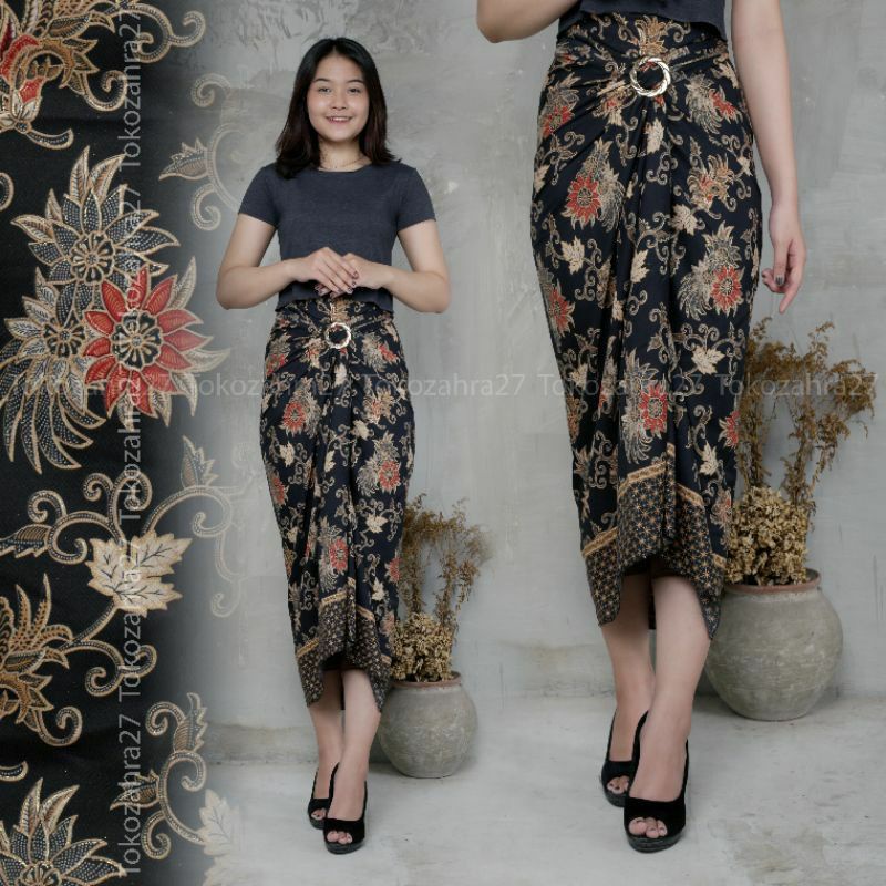 Promo !!! Rok Lilit Batik Floral Motif Terbaru / Rok Serut / Rok Kebaya / Bawahan Kebaya Wisuda Modern / Rok Batik / Batik Murah/ Batik Couple / Rok Sarung / Rok Plisket / Rok Murah / Rok Wisuda / Rok Lilit Instan / Rok Rumbai / Rok Batik Terlaris