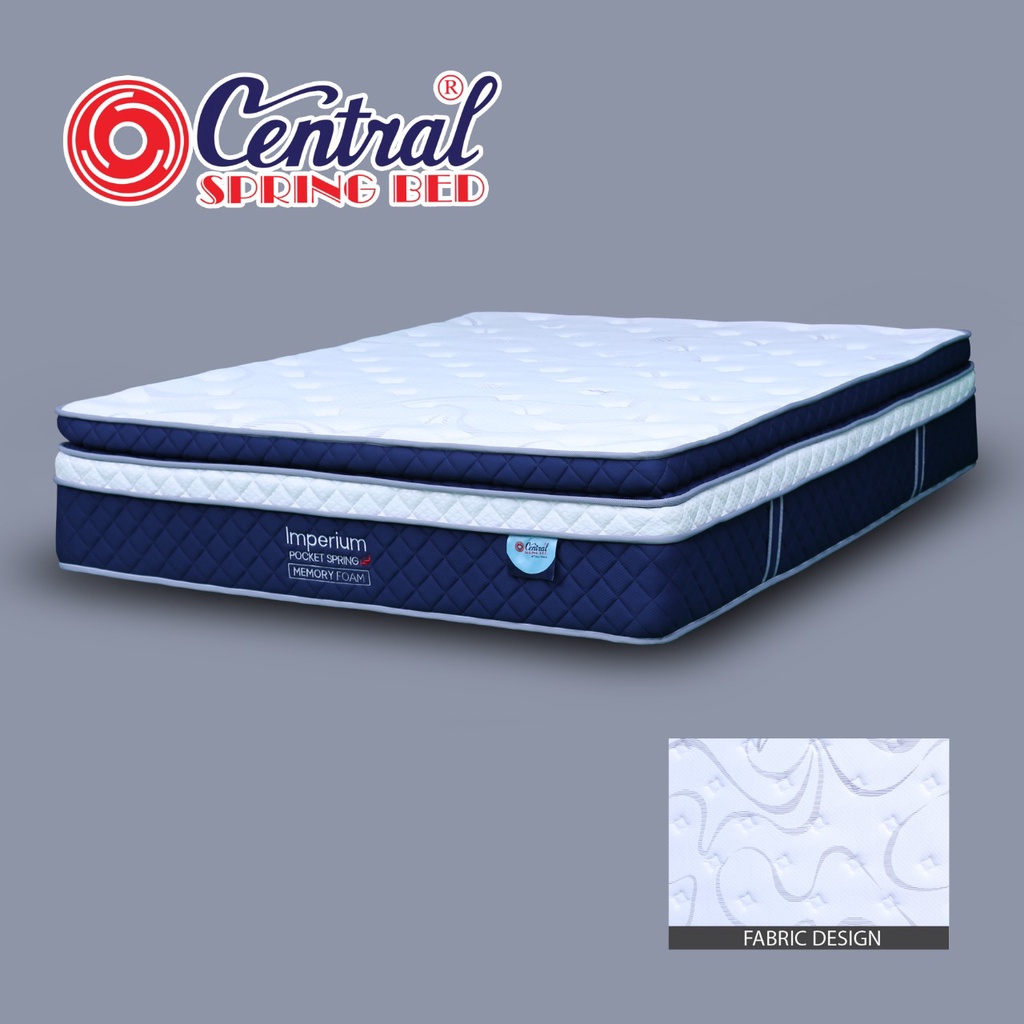Central Kasur Spring Bed Imperium Pocket Spring With Memory Foam HANYA KASUR