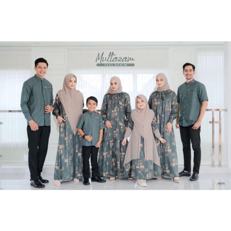 GAMIS FAMILYSET MULTAZAM BY AKIFA MOTIF/PO/CUTY_GAMIS