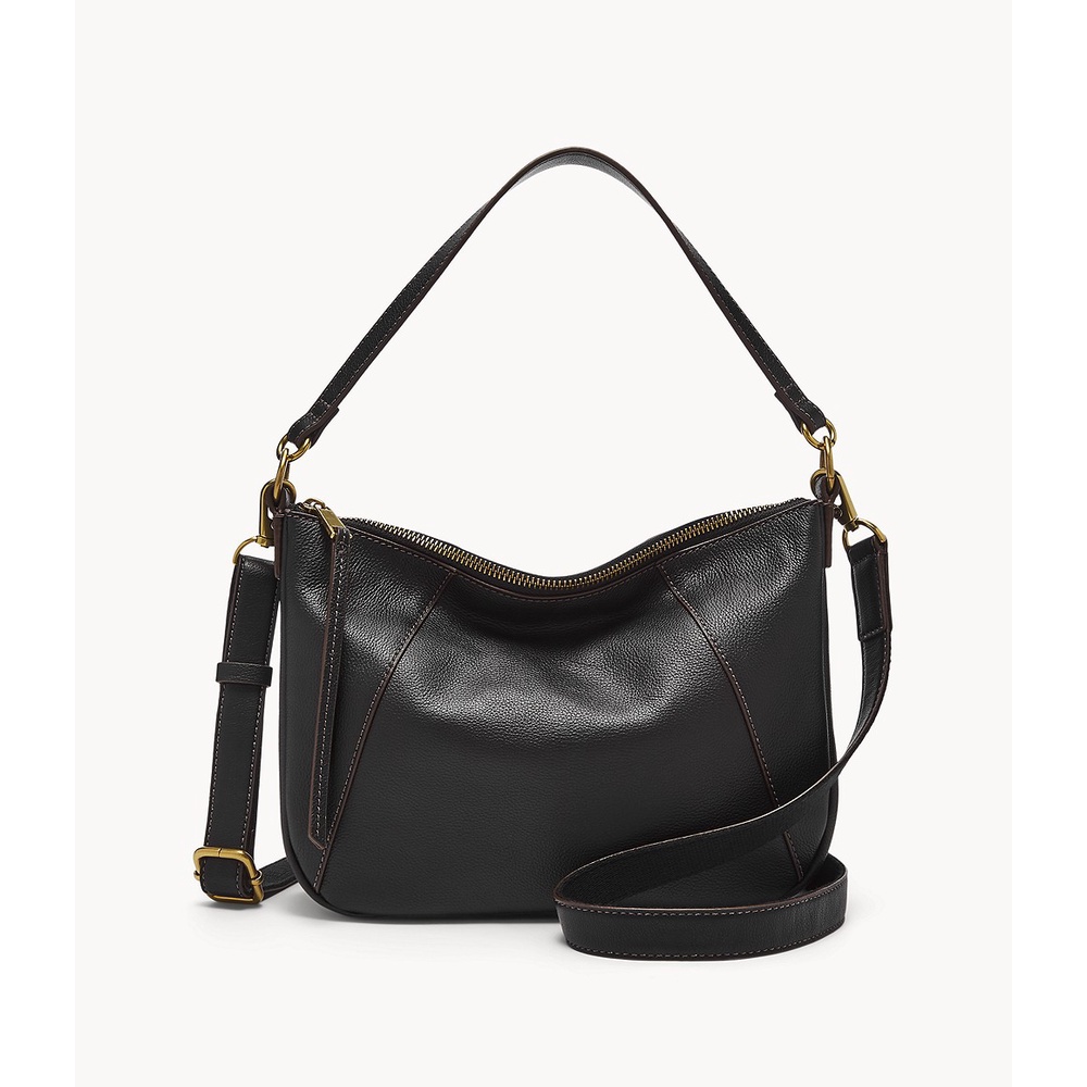 Fossil Skylar Crossbody Leather Black Tas Wanita - SHB2656-001