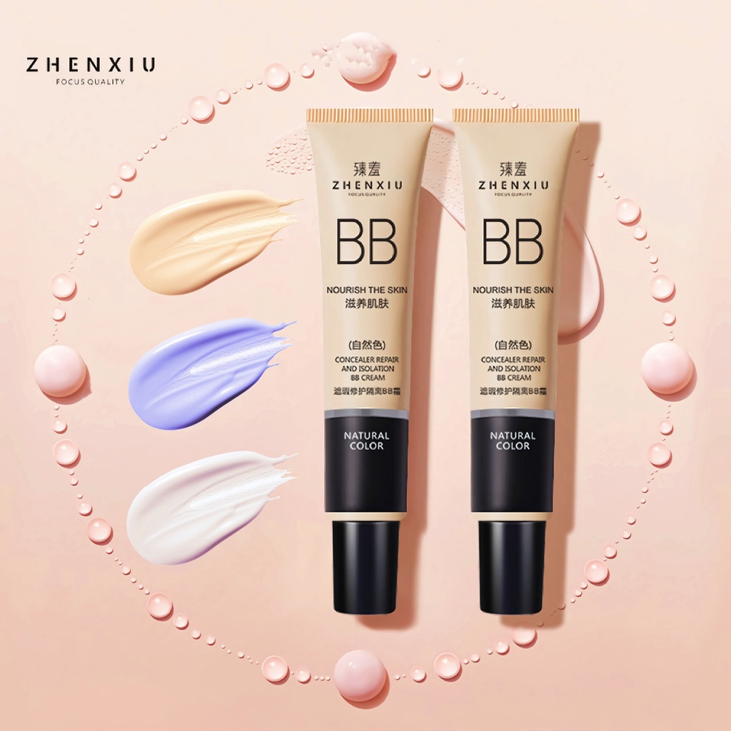 BB Cream Liquid Foundation Base Cream Makeup Moistuturizing and Long-Lasting waterproof