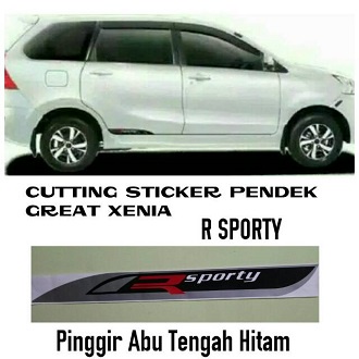 Stiker Body Mobil Avanza / Xenia Model R SPORTY