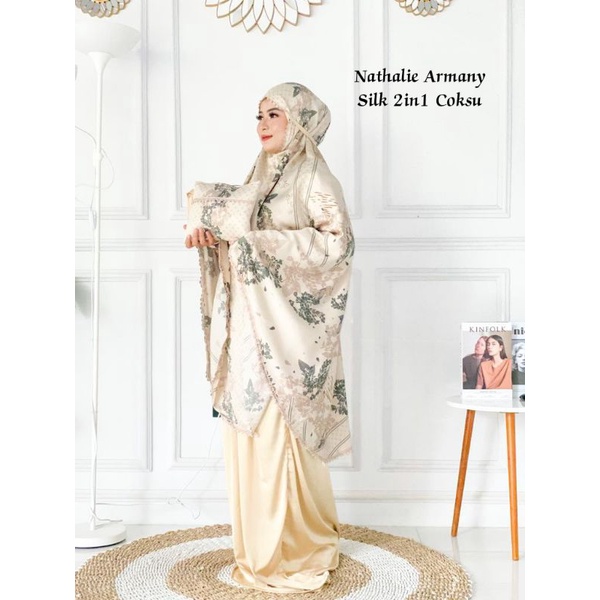 Mukena Armani Silk 2in1 Premium Jumbo