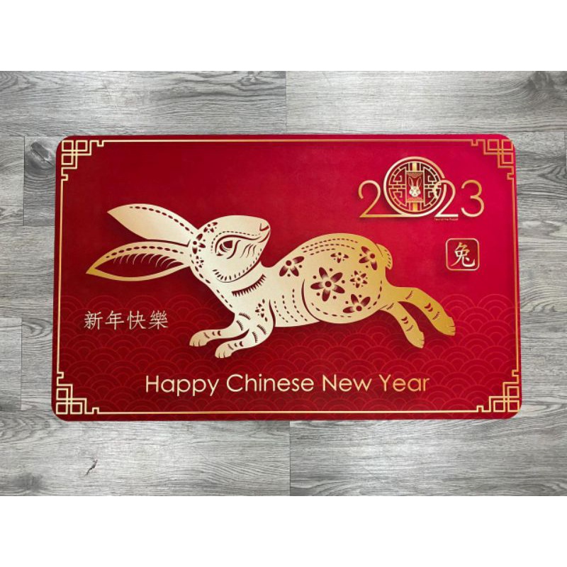 MH80KESET KAKI IMLEK MOTIF KELINCI TERBARU ANTISLIP TAHUN 2023 CHINESE NEWYEAR