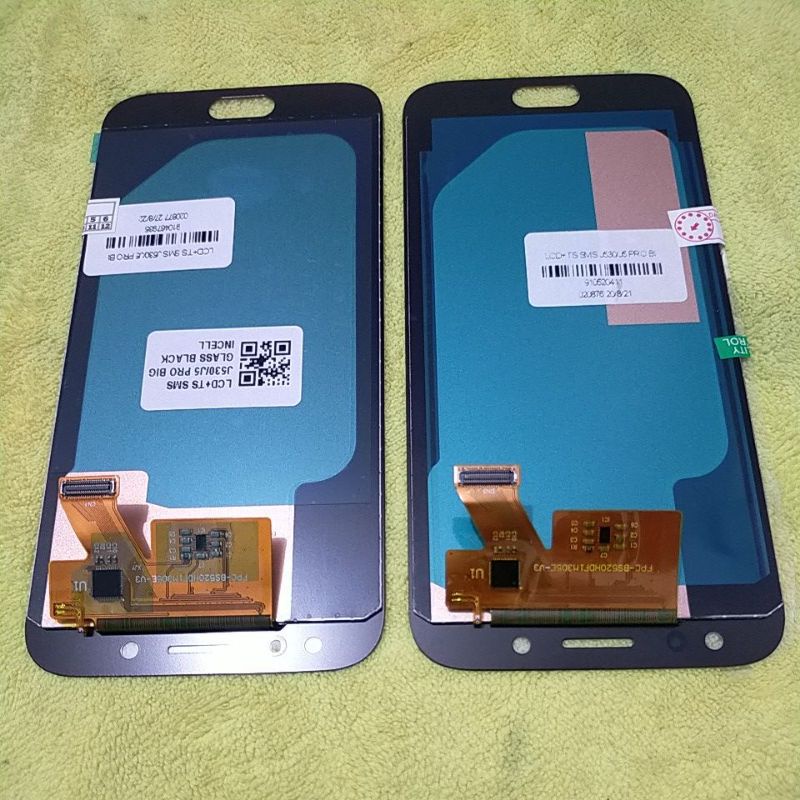 LCD SAMSUNG J530/J5PRO GOLD+BLAK INCELL tipis