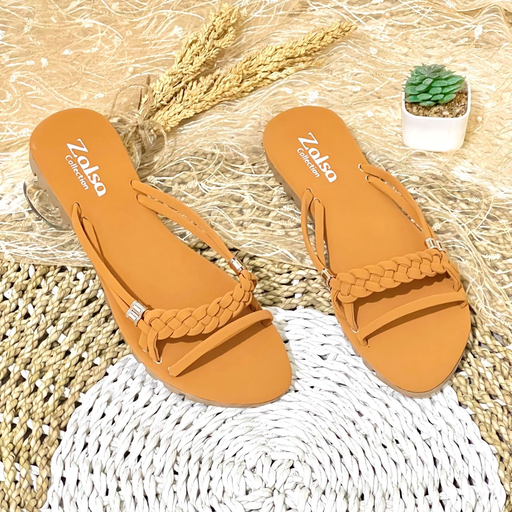 Sandal Flat LUISA Sol Tebal Wanita SBB 06