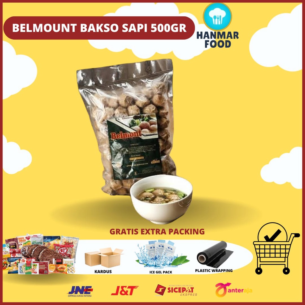 Jual Belmont Bakso Sapi Premium 500 Gr Shopee Indonesia