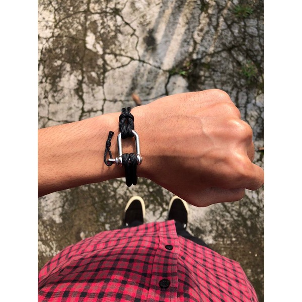 GELANG PARACORD U SHACKLE METAL