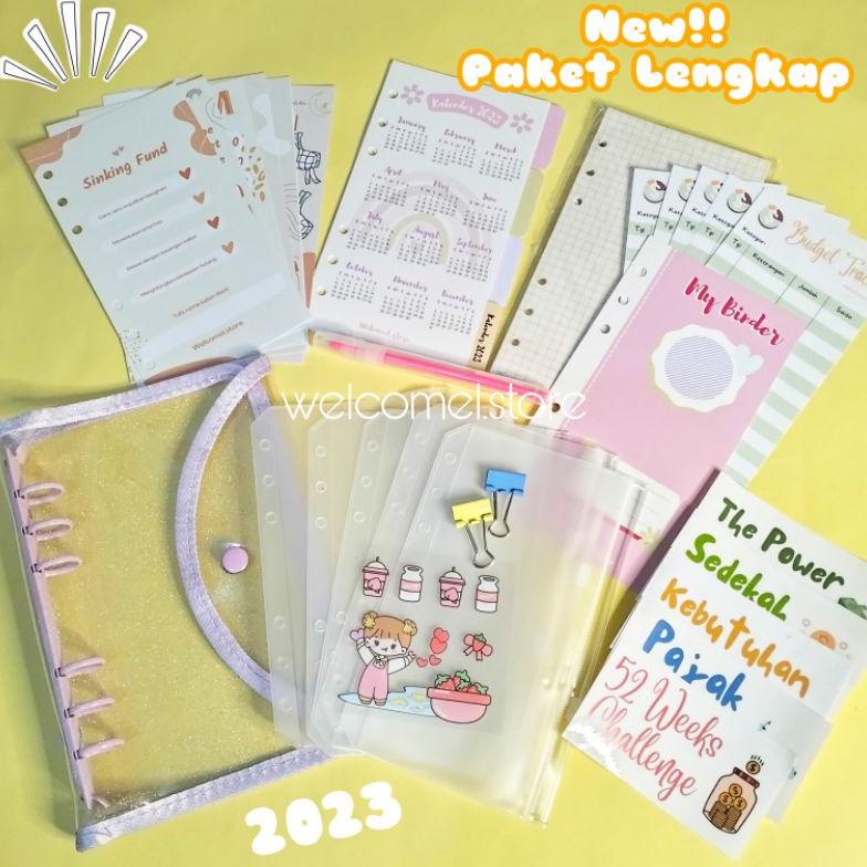 

BINDER TABUNGAN PAKET LENGKAP / BINDER SINKING FUND / BINDER MENABUNG TERLARISS...,,,,,