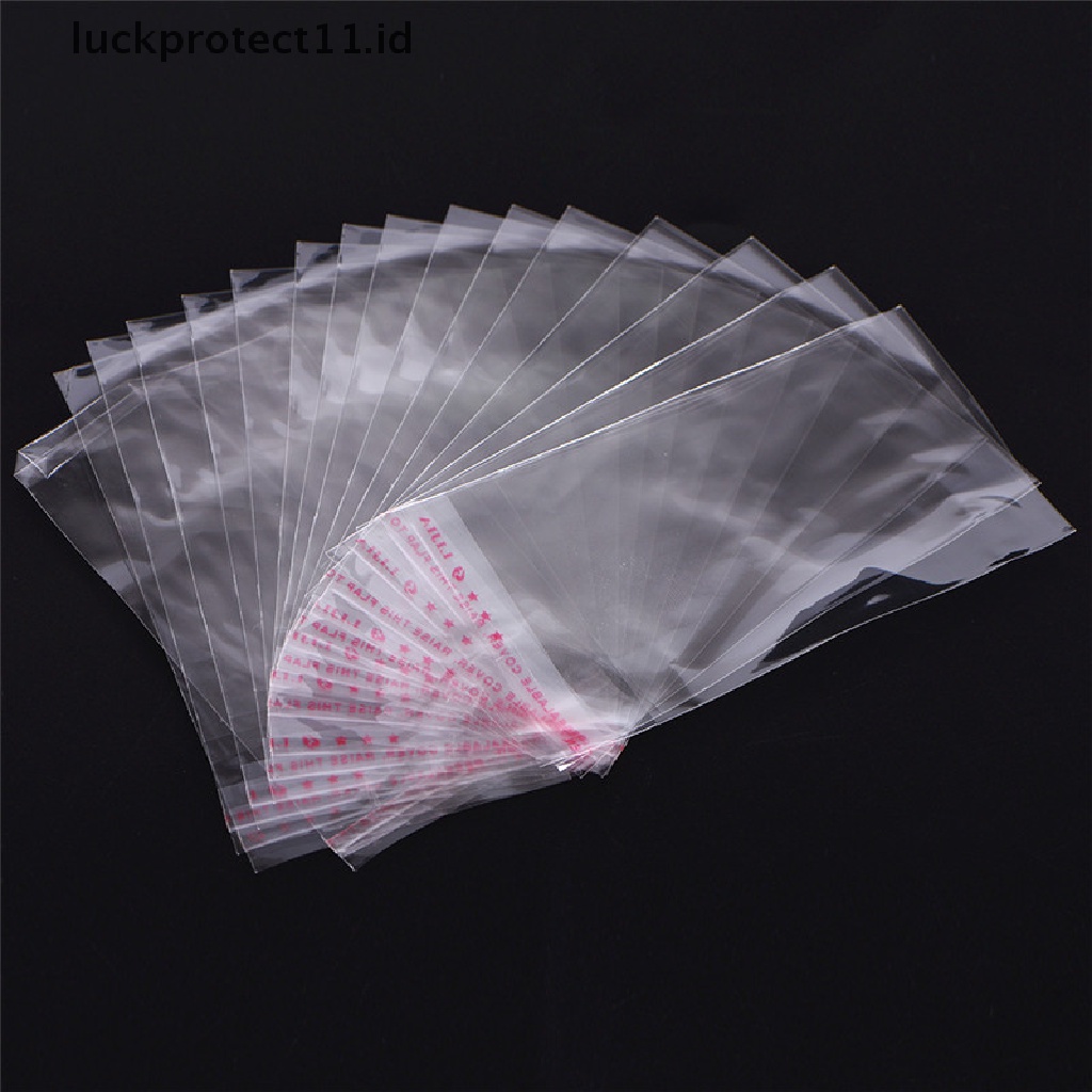 /Fashion Hot// Fashion// 200PCS Bening Self Adhesive Seal Kantong Plastik Permen Perhiasan Packing Bags.