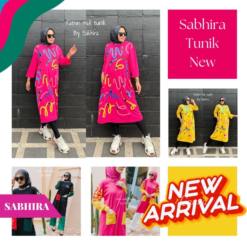 Sabhira Tunik Dress Vol.2 [Midi 88, Cartoon, Meza, Disney Red, Summer [BestSeller, DRESS WANITA dan 