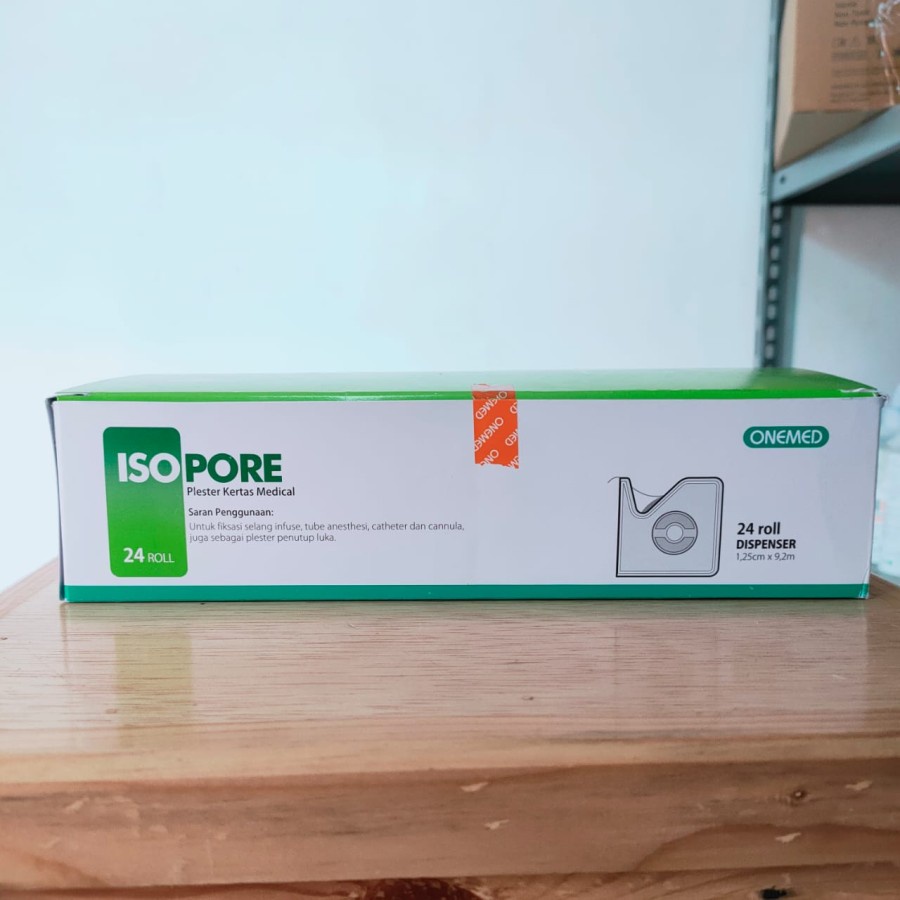 ISOPORE PLESTER + DISPENSER ONEMED KERTAS MEDICAL / ISOPORE PLESTER ONEMED