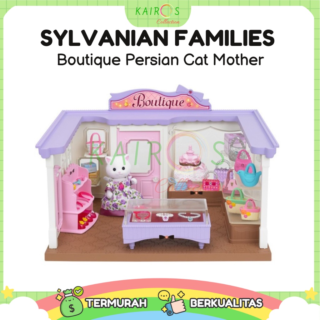 Sylvanian Families Boutique Persian Cat Mother