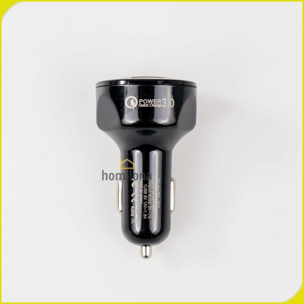 Taffware Car Charger Mobil USB 4 Port QC3.0 35W 7A - BK-358