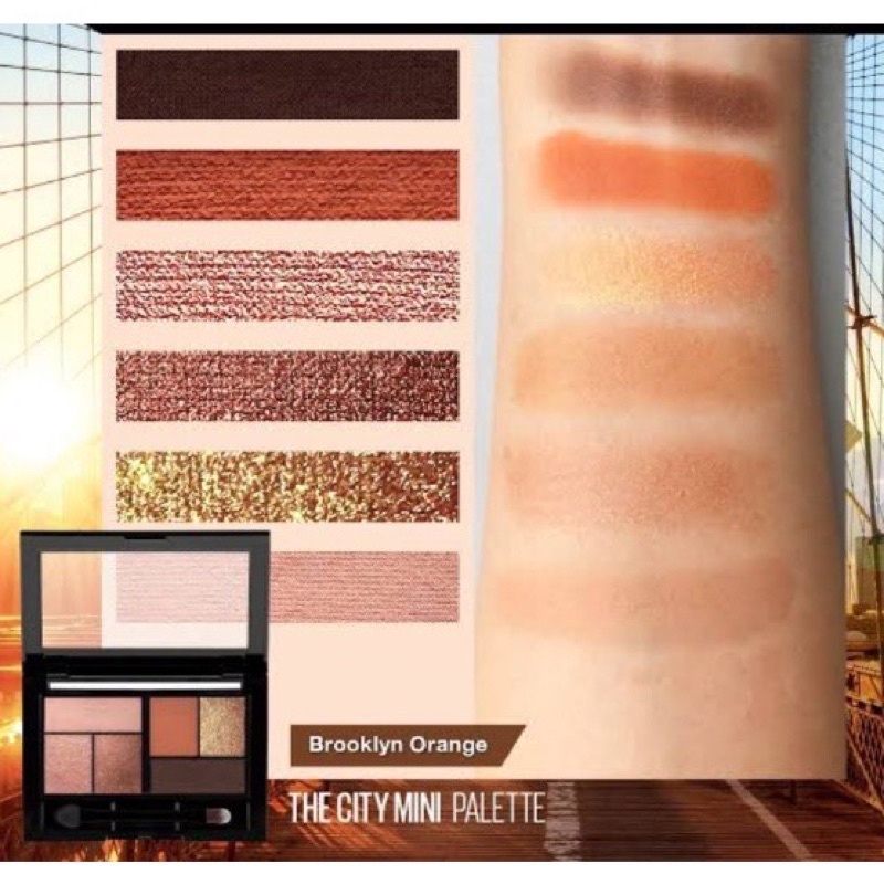 Maybelline The City Pallete Brooklyn orange